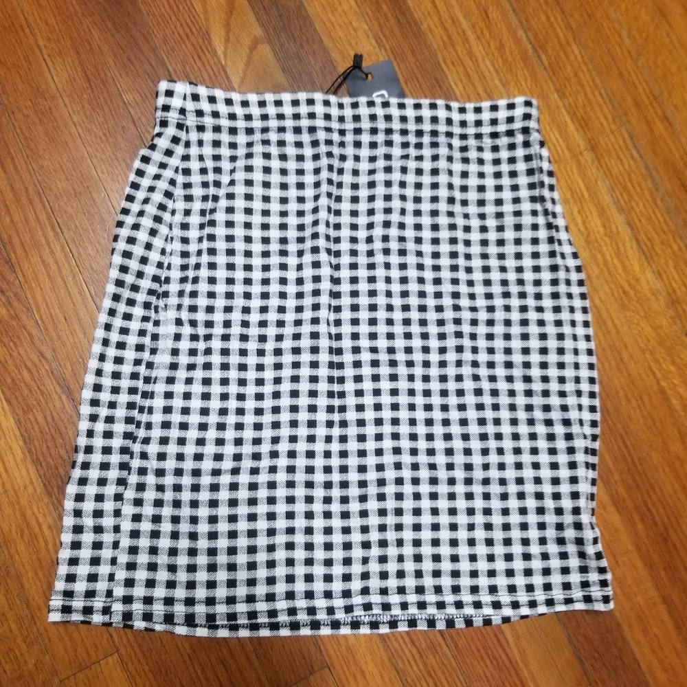Checkered skirt